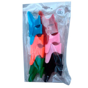 PINZA MARIPOSA COLORES x 12